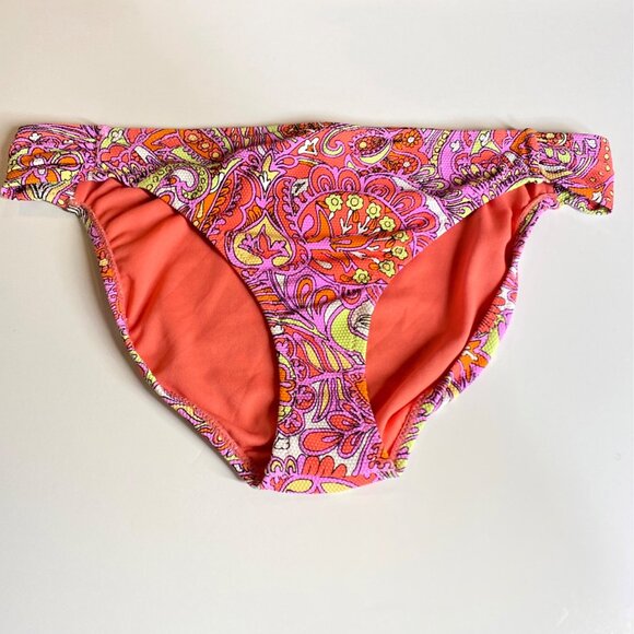 NWT Jessica Simpson Women's Mandarin Multi Paisley Bikini Bottoms, Size XL - Picture 2 of 7